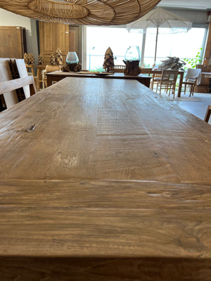 Teak-Klostertisch - 300x100x79cm