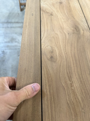 Teak-Aufbewahrungstruhe - 190x42x98cm