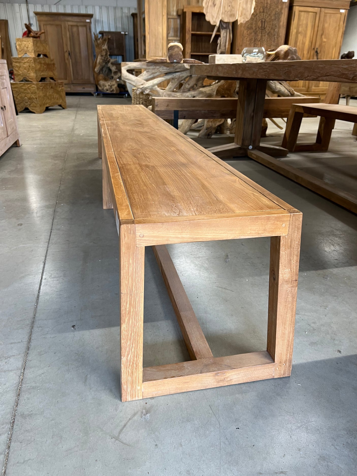 Teak-Bank - 280x40x45cm