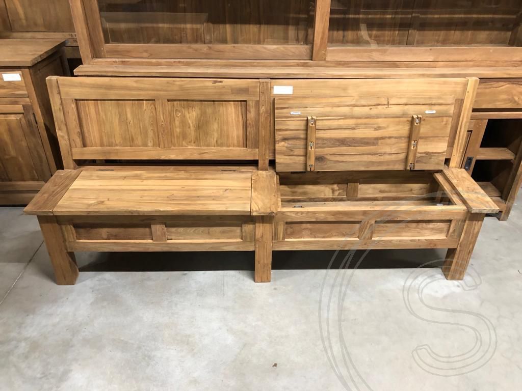 Klapbank aus Teakholz - Souren Furniture (CH)