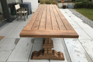 Klooster tuintafel 400 x 100 - Souren Meubels