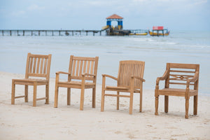 Teak tuinstoel Beaufort - Souren Meubels