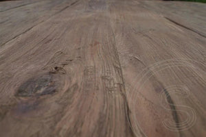 Teak Tisch rund 150cm Rustikal
