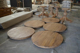 Runder Teakholz Tisch 110 cm - Souren Furniture (CH)