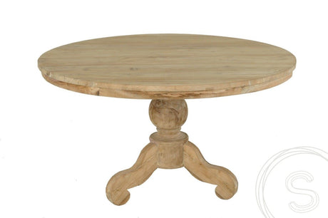 Runder Teakholz Tisch 110 cm - Souren Furniture (CH)