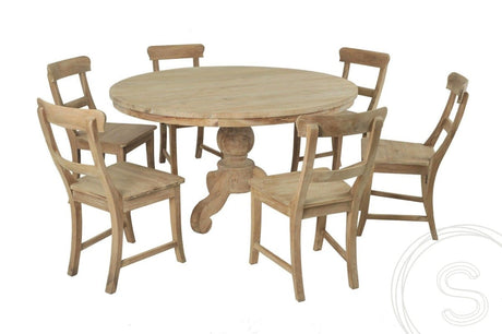 Runder Teakholz Tisch 150 cm - Souren Furniture (CH)