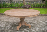 Runder Teakholz Tisch 150 cm Altholz - Souren Furniture (CH)