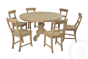 Runder Teakholz Tisch 170 cm - Souren Furniture (CH)