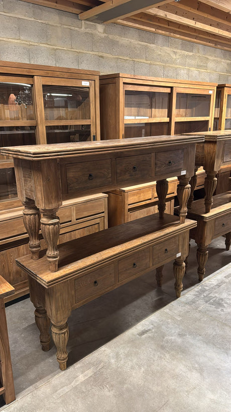 Teak Wandtisch Reclaimed