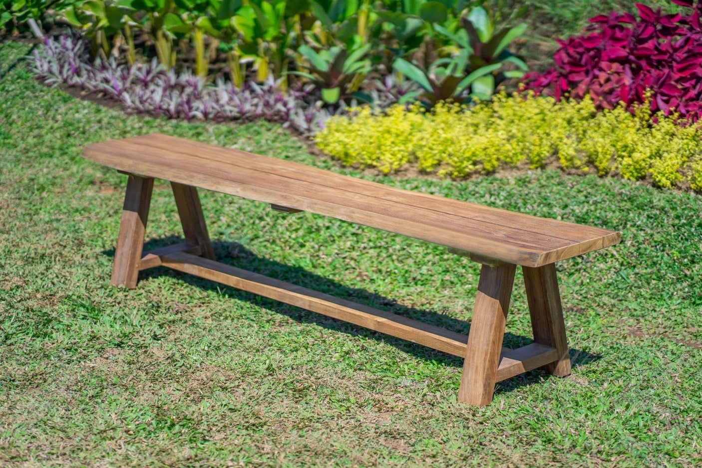 Teak Gartenbank Java 200