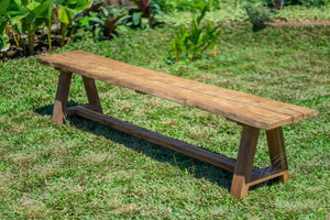 Teak tuinbank Java 220cm - Souren Meubels