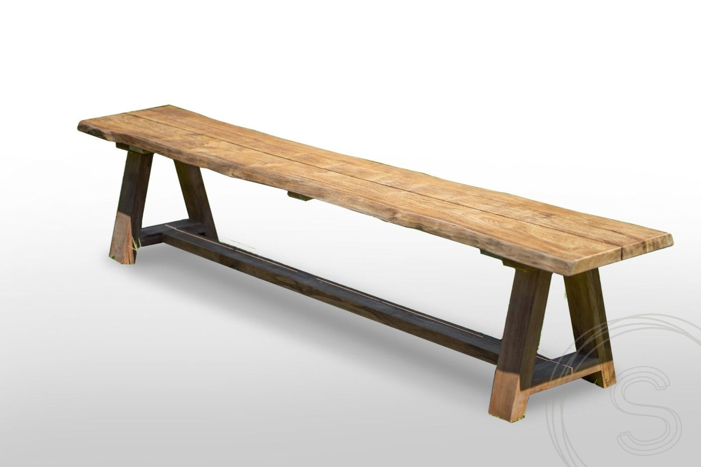 Teak tuinbank Java 220cm - Souren Meubels