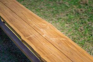 Teak tuinbank Java 220cm - Souren Meubels