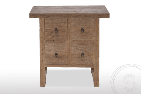 Teak Kommode Algarve mit 4 Schubladen - Souren Furniture (CH)