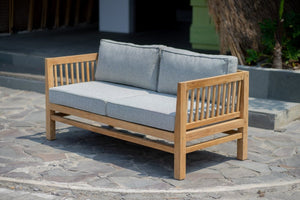 Teak Loungebank Ibiza 156 cm - Souren Furniture (CH)