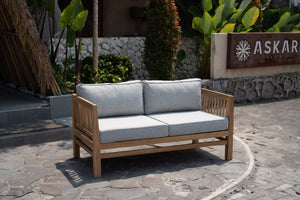 Teak Loungebank Ibiza 156 cm - Souren Furniture (CH)
