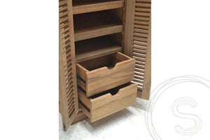 Teak schoenenkast Java - Souren Meubels