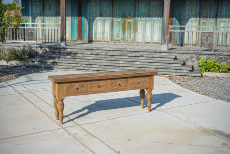 Teak Wandtisch Reclaimed