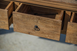 Teak Wandtisch Reclaimed