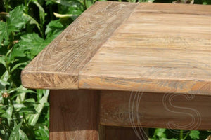 Teak tafel 350 x 120 oud hout - Souren Meubels