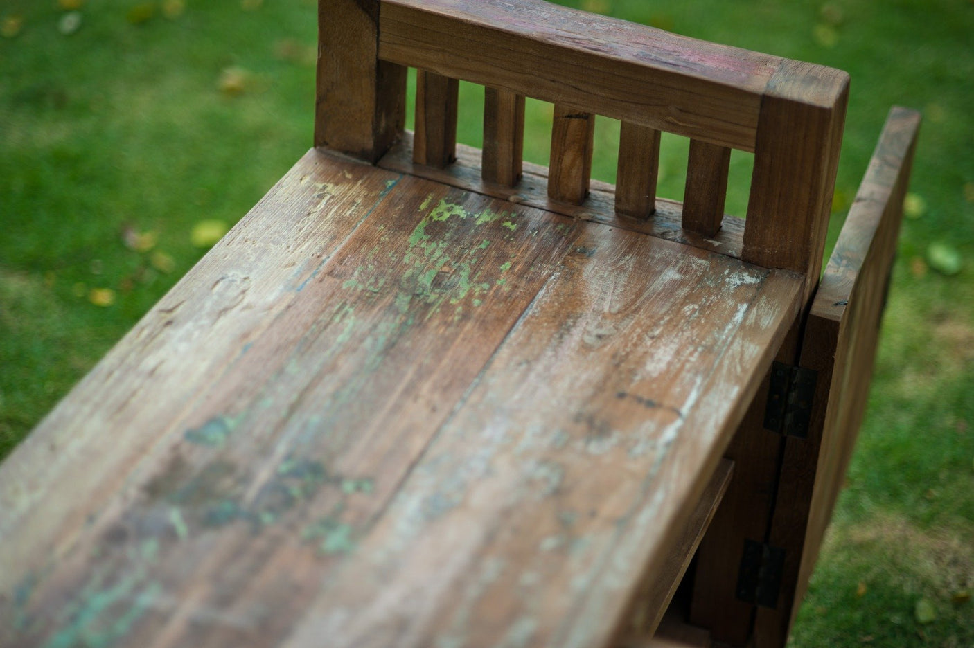 Teak tv - meubel bangku Riet - Souren Meubels