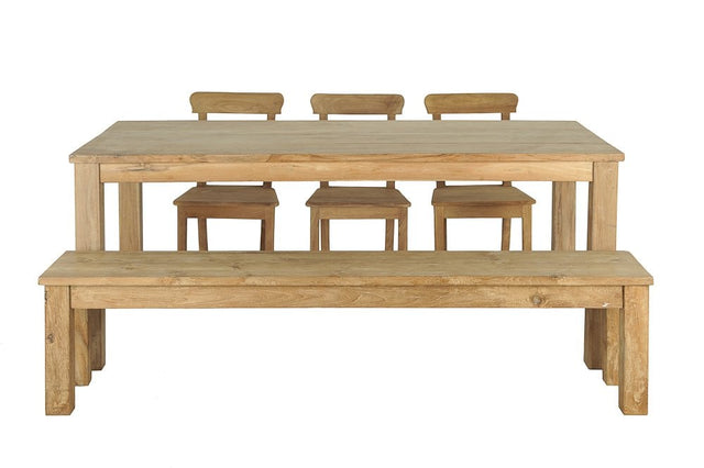 Teak bank 180cm - Souren Meubels