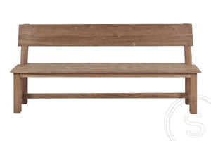 Teak bank 200cm Sandaran - Souren Meubels