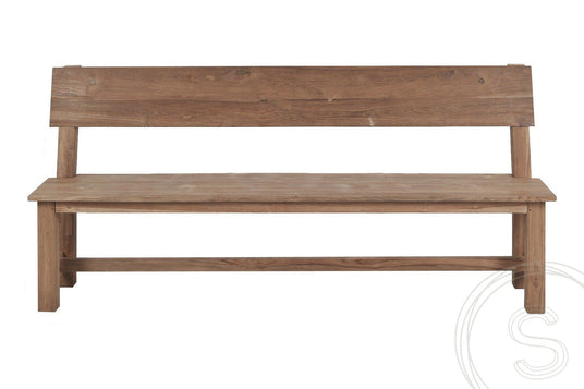 Teak bank 200cm Sandaran - Souren Meubels