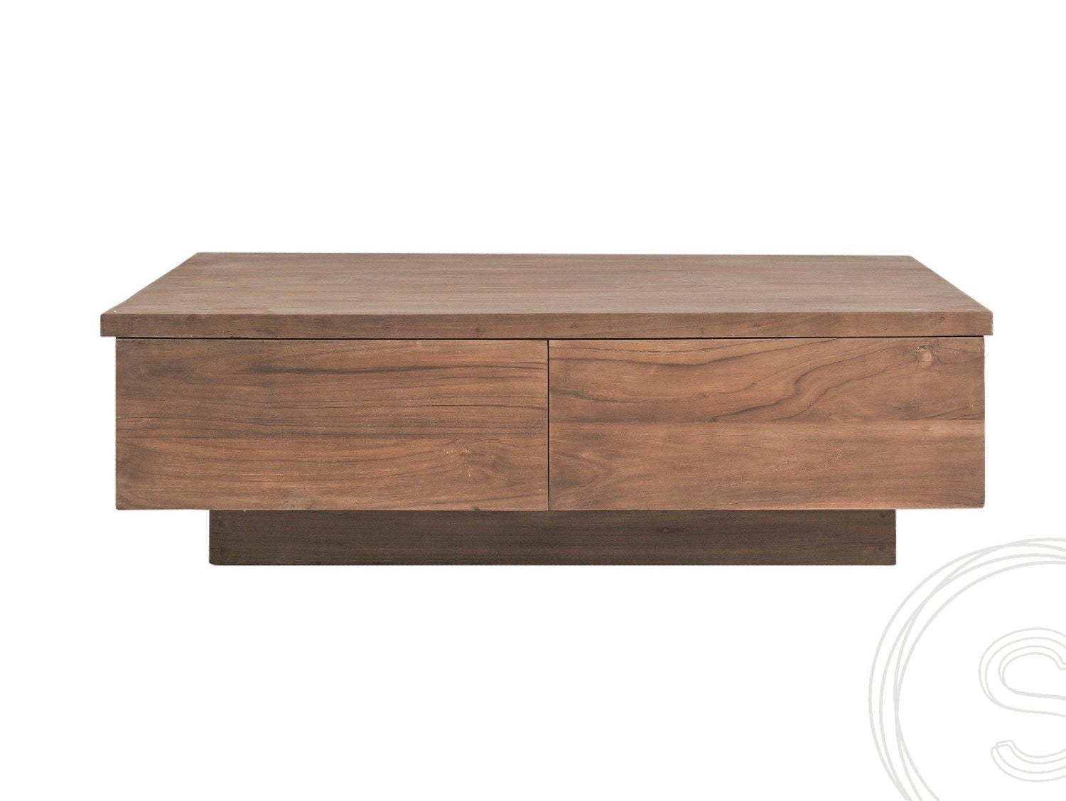 Teak Couchtisch Block 110x70cm