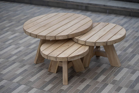 Teak coffeetables Algarve - Souren Meubels