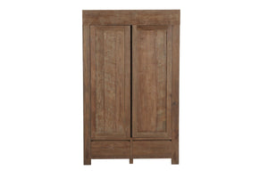 Teak kast 130cm oud hout - Souren Meubels