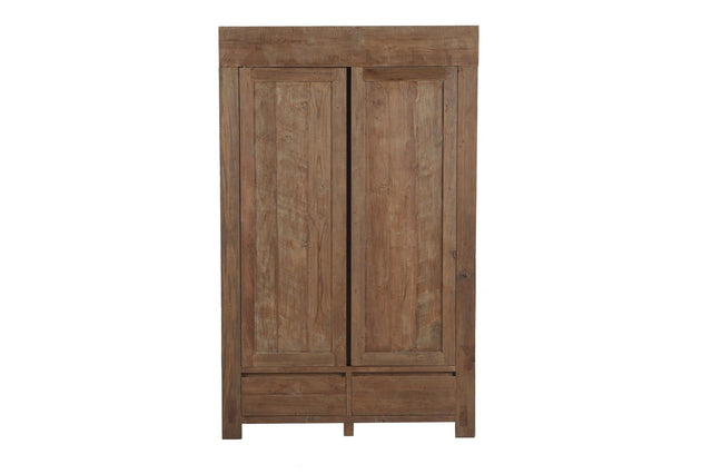 Teak kast 130cm oud hout - Souren Meubels