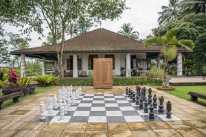 Teak kast 130cm - Souren Meubels