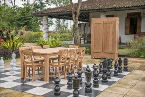 Teak kast 130cm - Souren Meubels