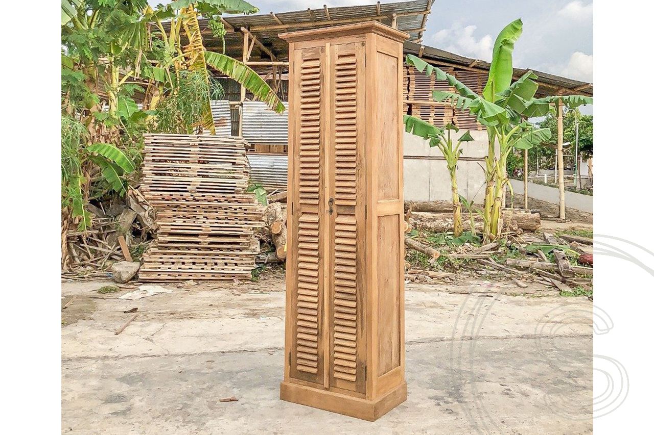 Teak schoenenkast Java - Souren Meubels