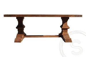 Teak kloostertafel 180x90 - Souren Meubels