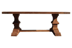 Teak kloostertafel 160x90 - Souren Meubels