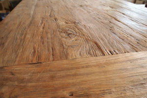 Teak kloostertafel 400x100 - Souren Meubels