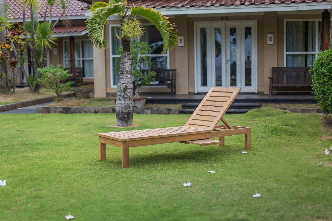 Teak ligbed - Souren Meubels