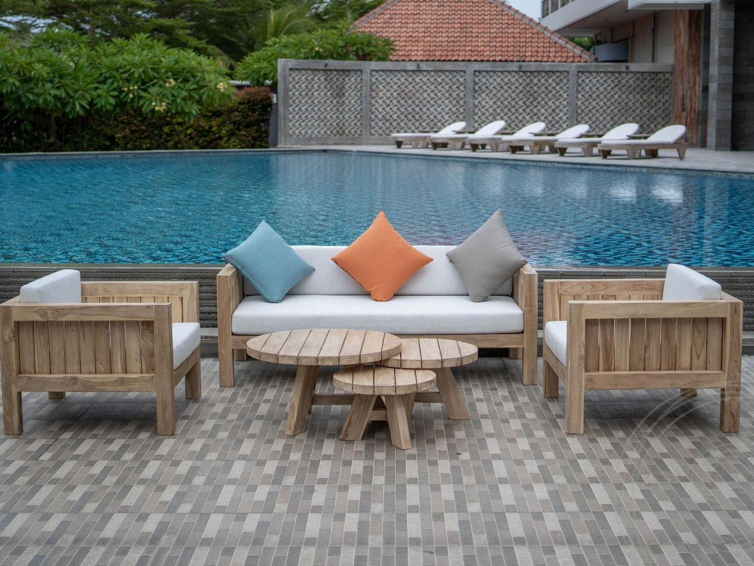 Teak coffeetables Algarve - Souren Meubels