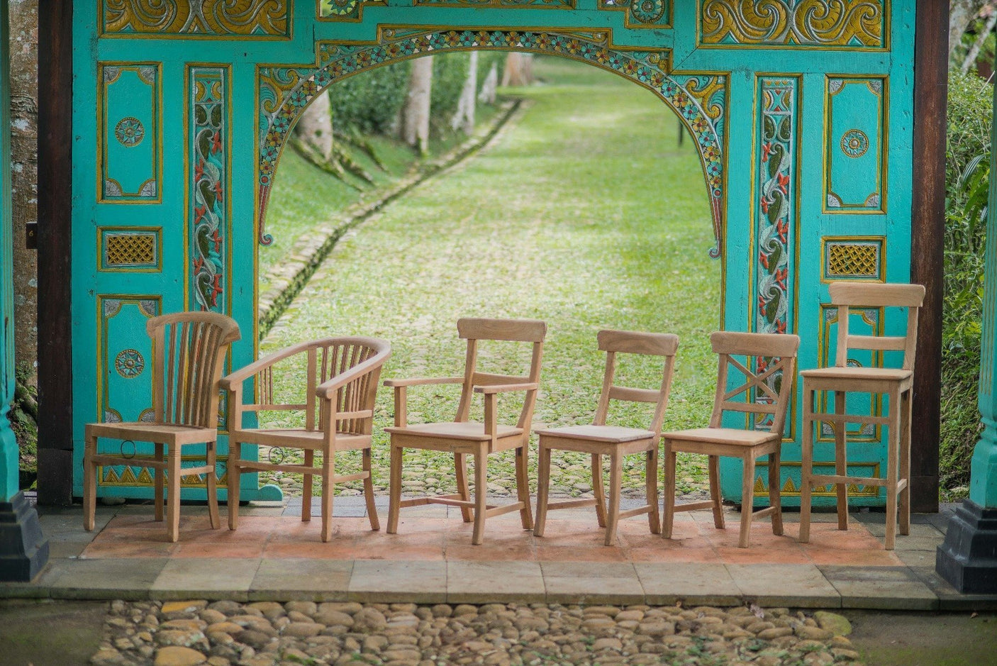 Teak tuinstoel Betawi Gelung - Souren Meubels