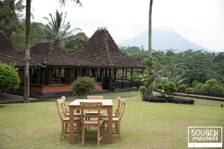 Teak tafel 160 x 90 - Souren Meubels