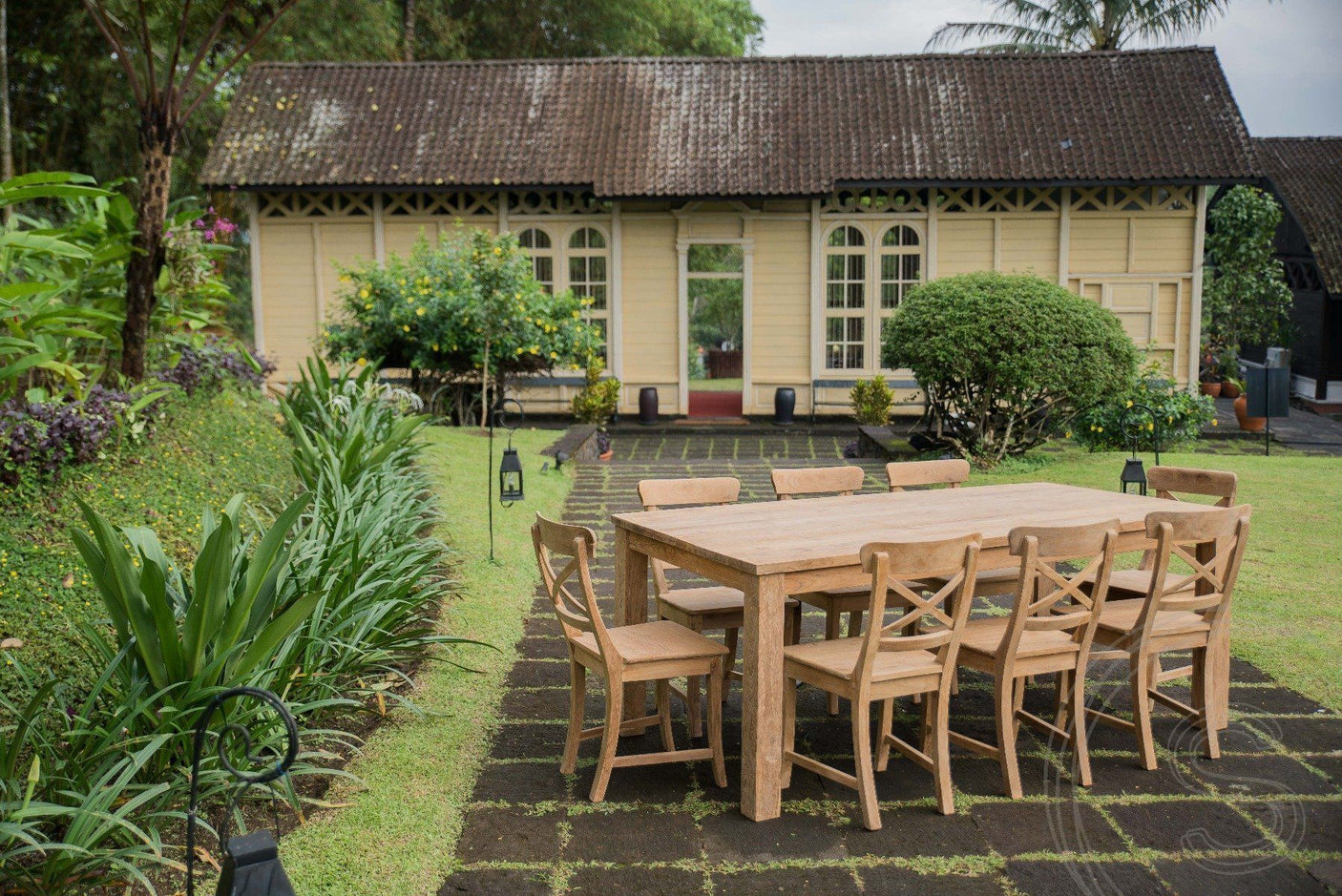 Teak tafel 200 x 90 - Souren Meubels