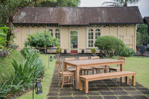 Teak tafel 200 x 90 - Souren Meubels