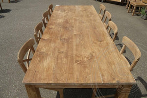 Teak tafel 260 x 100 cm - Souren Meubels