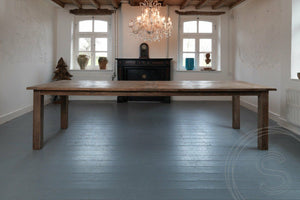 Teak tafel 300 x 100 cm oud hout - Souren Meubels