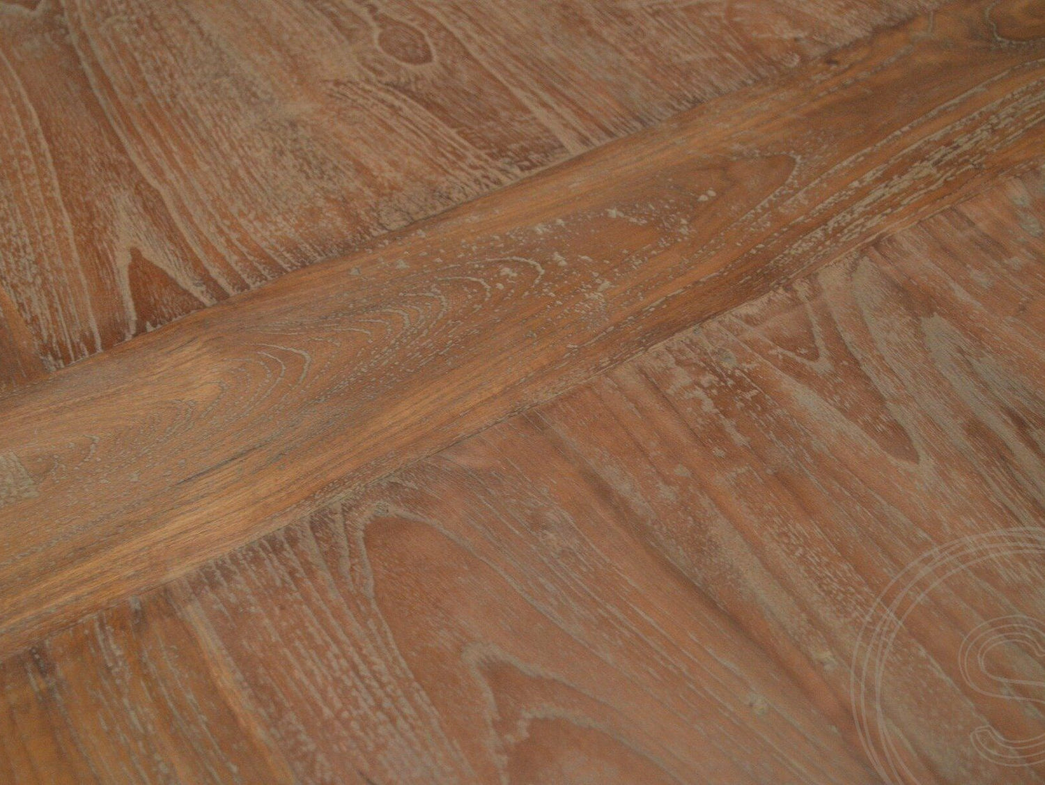 Teak Tisch 300 x 120 Rustikal