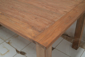 Teak tafel 350 x 100 oud hout - Souren Meubels