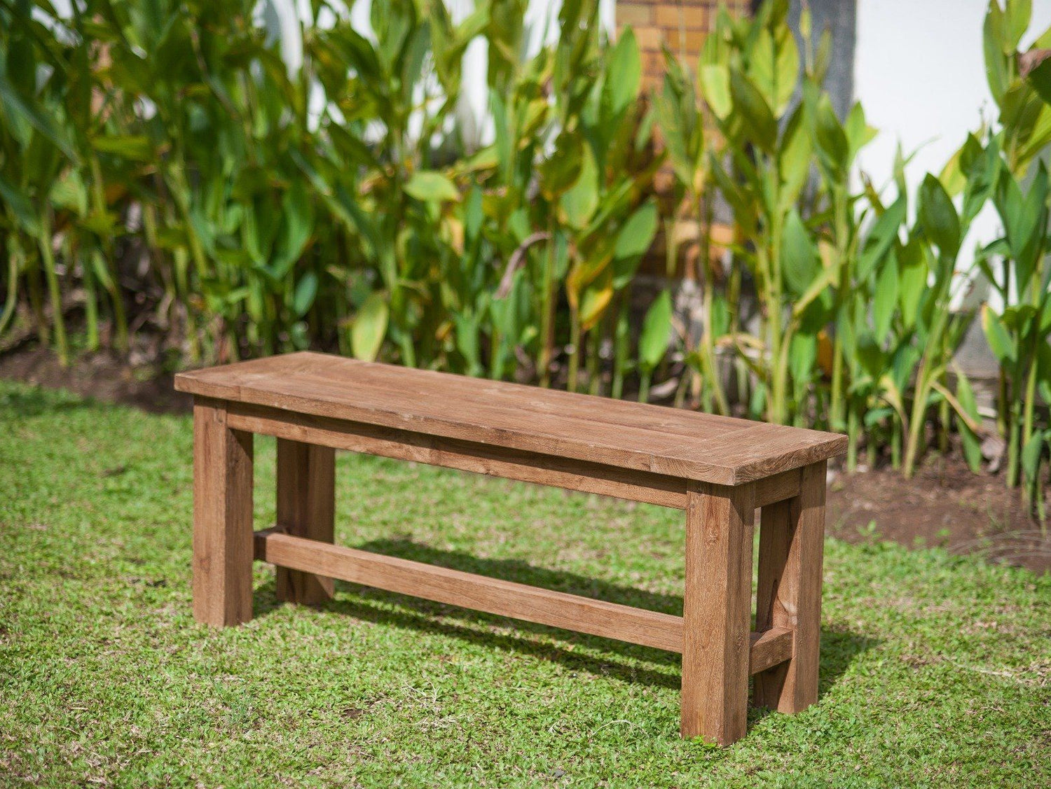 Teak Gartenbank 120cm
