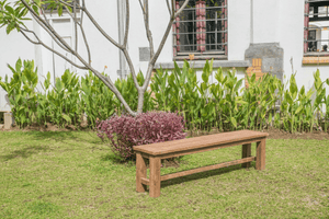 Teak Gartentisch 160x90cm + 4 Beaufort Stühle + Bank
